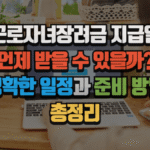 근로자녀장려금 지급일, 언제 받을 수 있을까? 정확한 일정과 준비 방법 2025 총정리 6 근로자녀장려금 지급일, 언제 받을 수 있을까? 정확한 일정과 준비 방법 2025 총정리