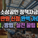 소상공인 정책자금 7천만원 신청 완벽 가이드: 자격, 방법, 실전 꿀팁 정리 7 소상공인 정책자금 7천만원 신청 완벽 가이드: 자격, 방법, 실전 꿀팁 정리