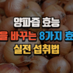 양파즙 효능: 건강을 바꾸는 8가지 효과와 실전 섭취법 (2025 최신) 6 양파즙 효능: 건강을 바꾸는 8가지 효과와 실전 섭취법